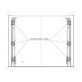Front Plate - 140044082059 Front Glass Inox Zanussi 592x4 [Electrolux Aeg]